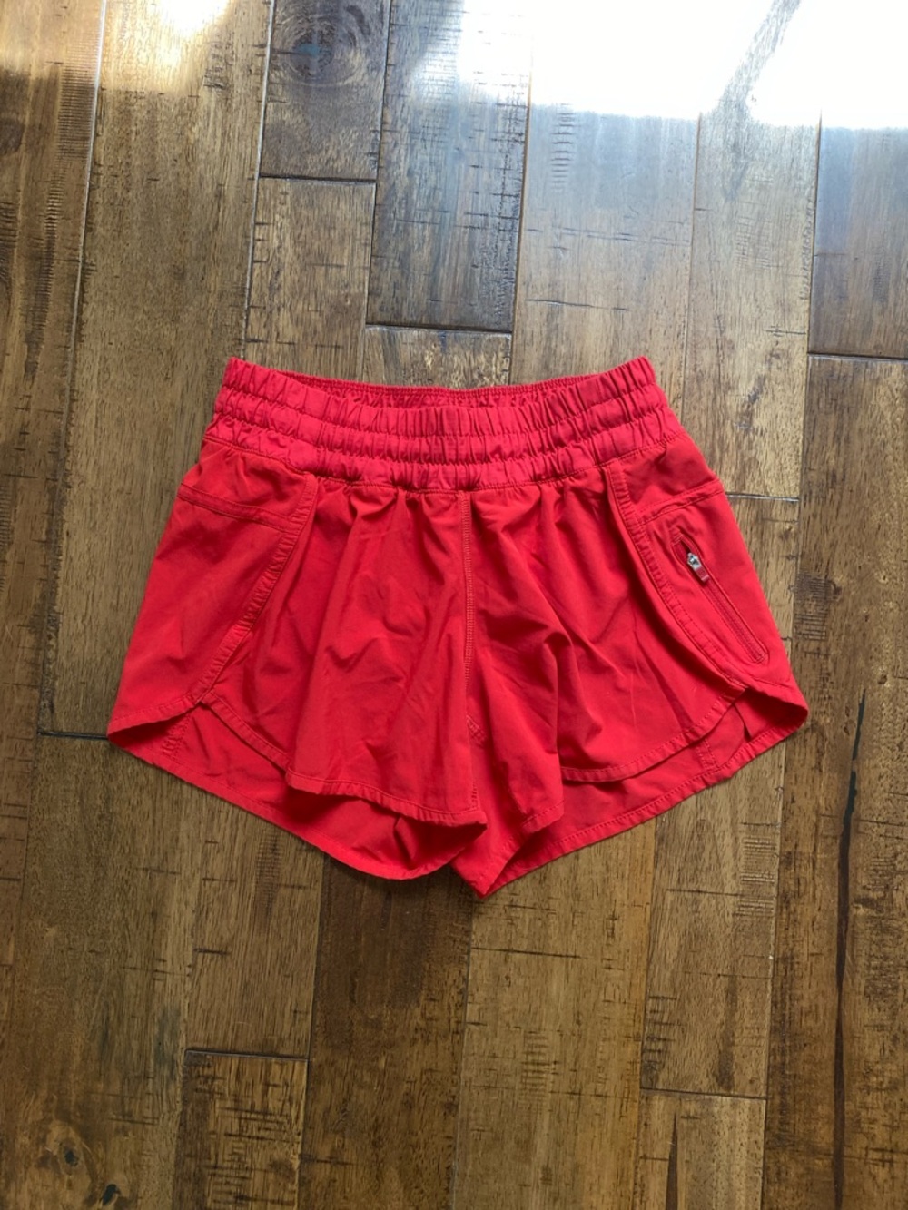 LuLuLemon Red Athletic Shorts - 6